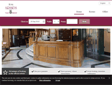 Tablet Screenshot of hotelaranda.com